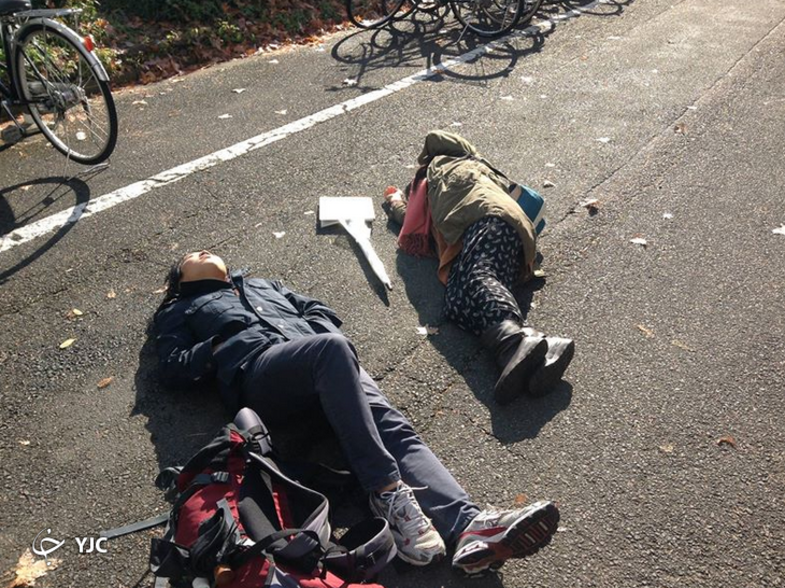 ظهور پدیده ای باورنکردنی در خیابان های ژاپن! + عکس