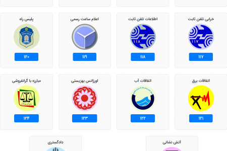 فهرست مهم ترین شماره تلفن های ضروری ایران