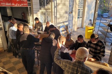 گزارش تصویری آماده سازی غذای نذری مراسم اجتماع بزرگ فاطمیون شهرستان کوار