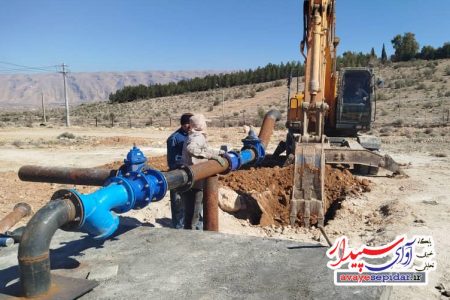 اقدامات آبفا شهرستان کوار جهت رفع مشکلات کم آبی